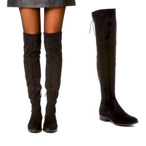 Over the knee black boots. Size 7.5